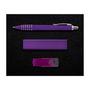 Purple Superior Gift Set - Titan Pen, Velocity Power Bank, Swivel Flash Drive