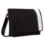 Black Spectrum Basic Flap Satchel