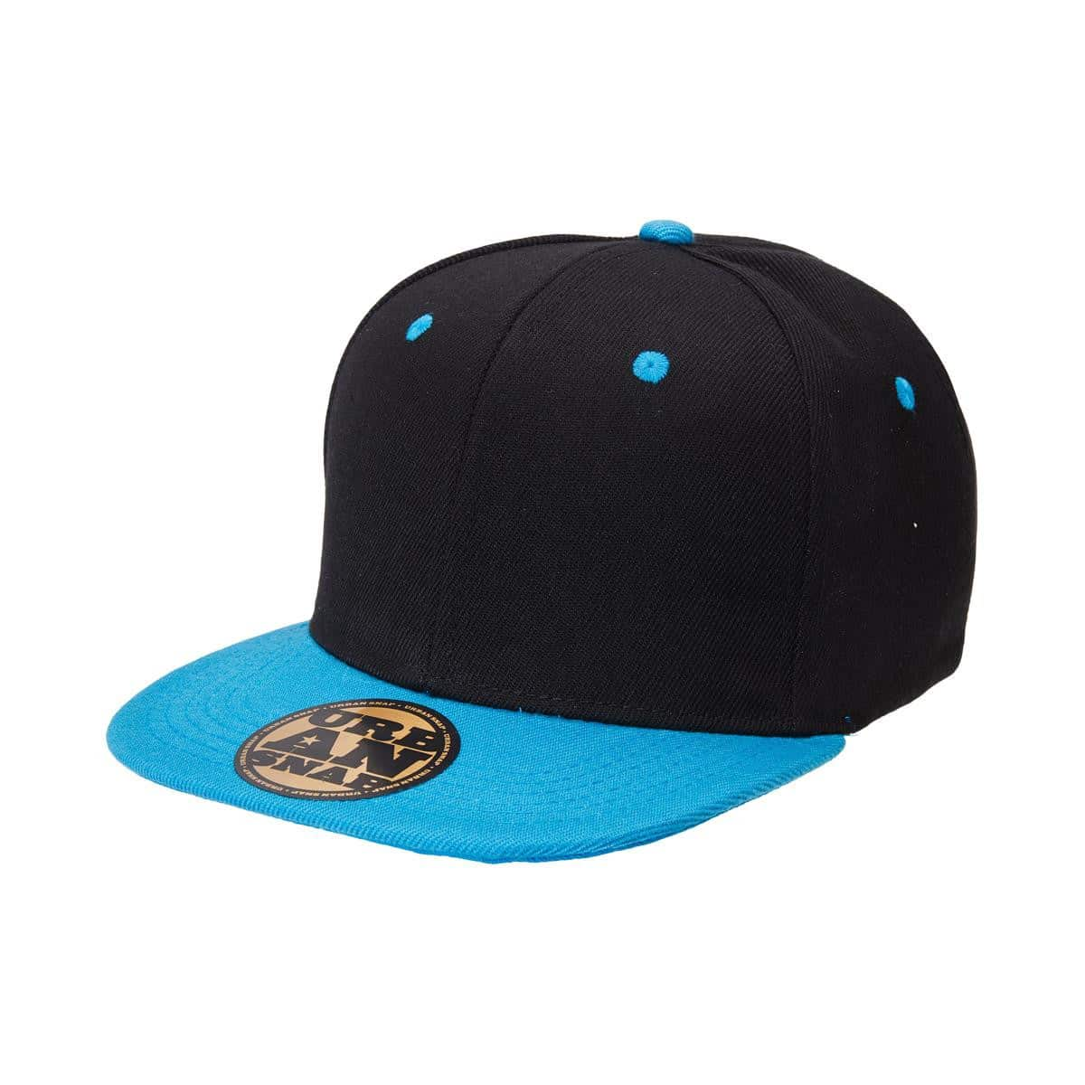 Black/Aqua Youth Urban Snapback