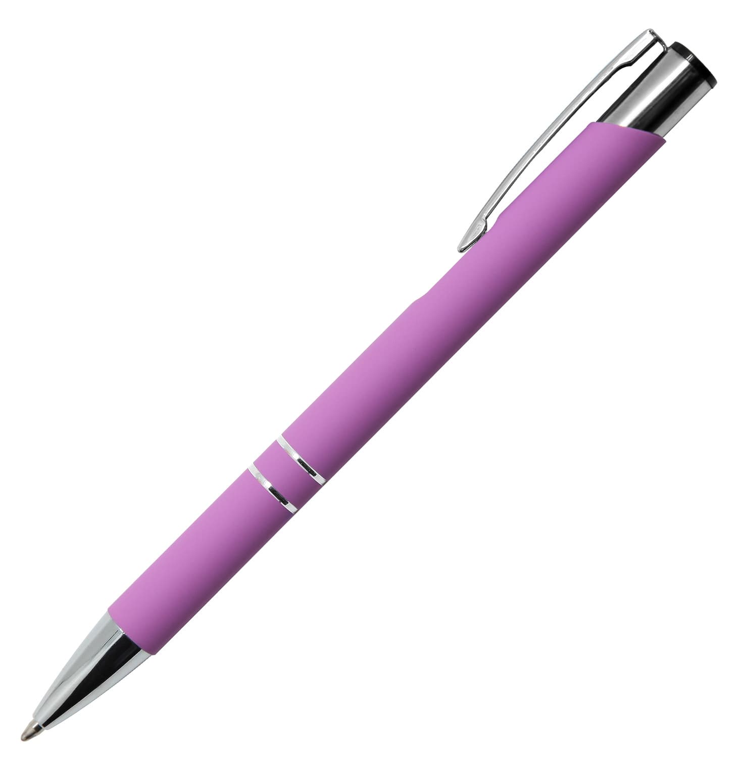 Purple Euroauz Soft Touch Metal Pen