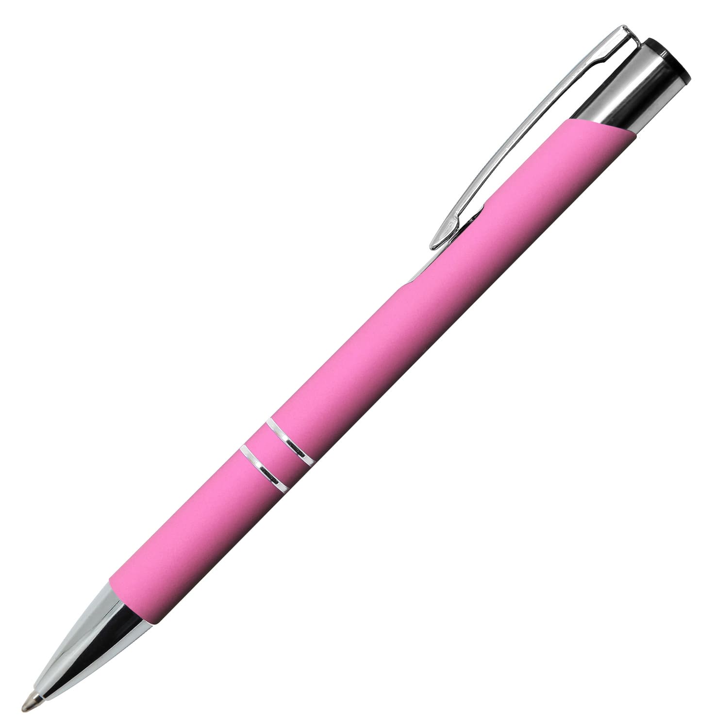 Pink Euroauz Soft Touch Metal Pen