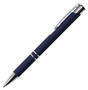 Navy Blue Euroauz Soft Touch Metal Pen