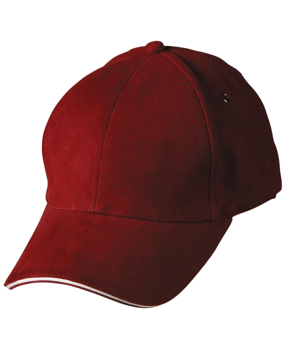 Maroon/White Code Cap