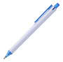 Light Blue York White Barrel Click Action Pen