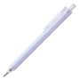 Clear York White Barrel Click Action Pen