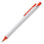 Red York White Barrel Click Action Pen