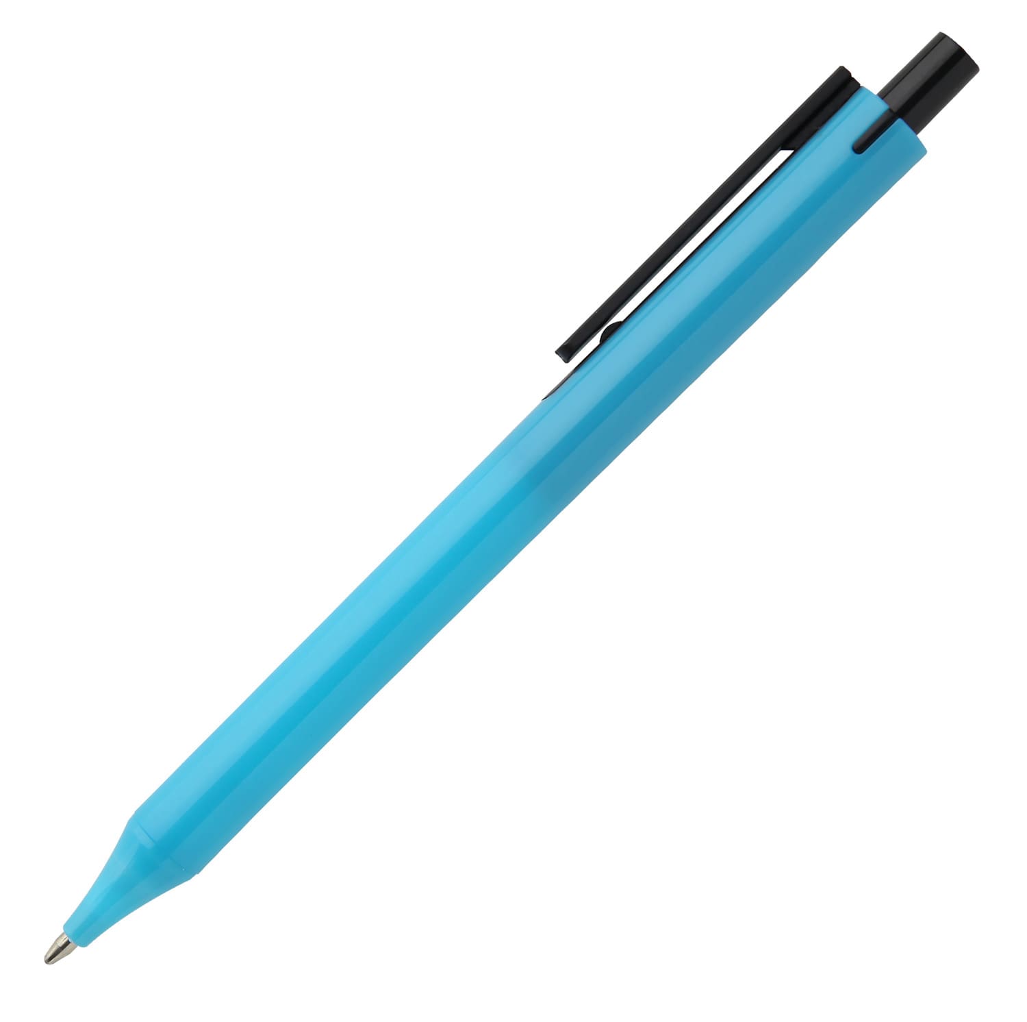 Light Blue York Click Action Plastic Pen