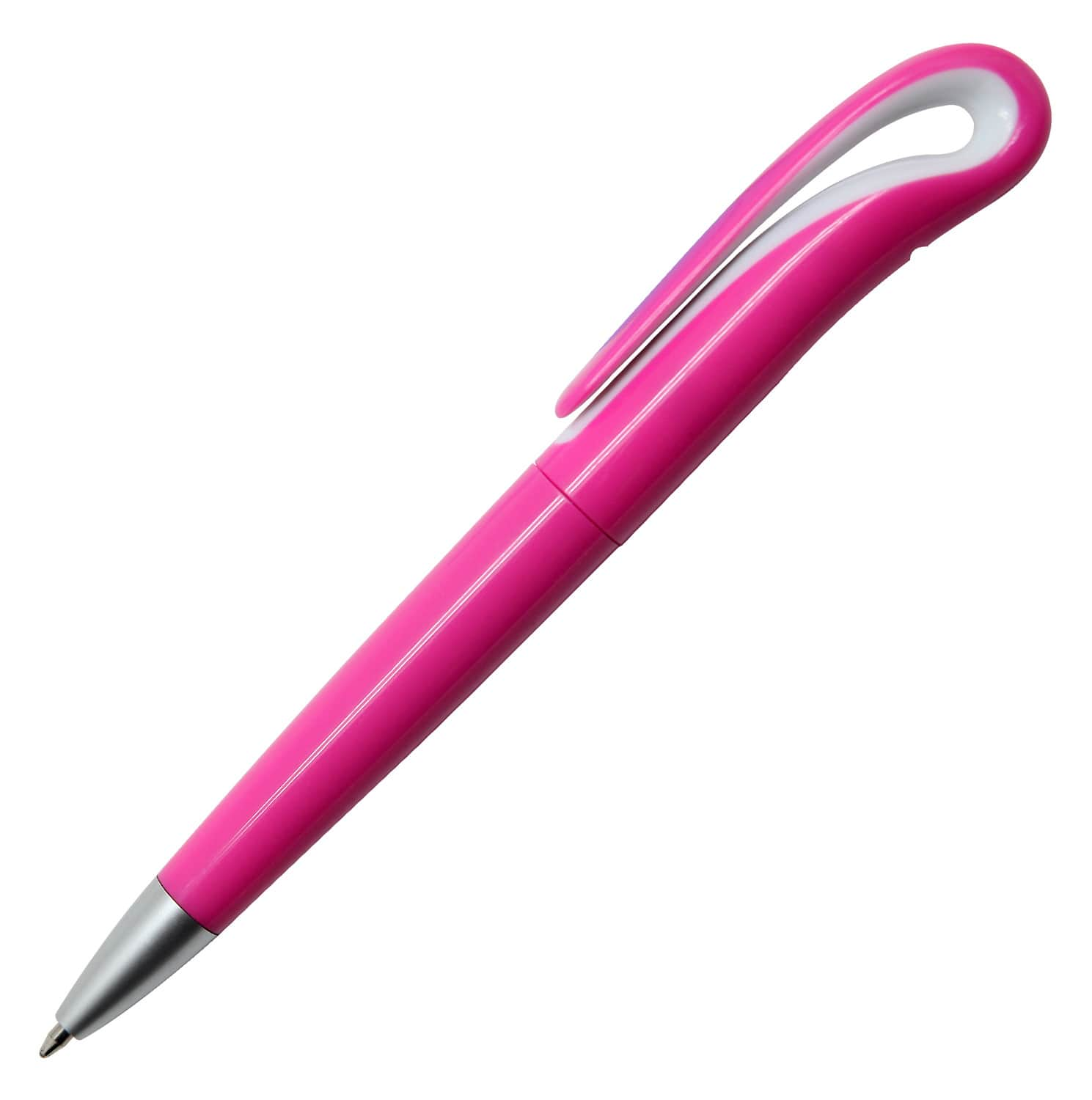 Pink Berwood Twist Action Pen