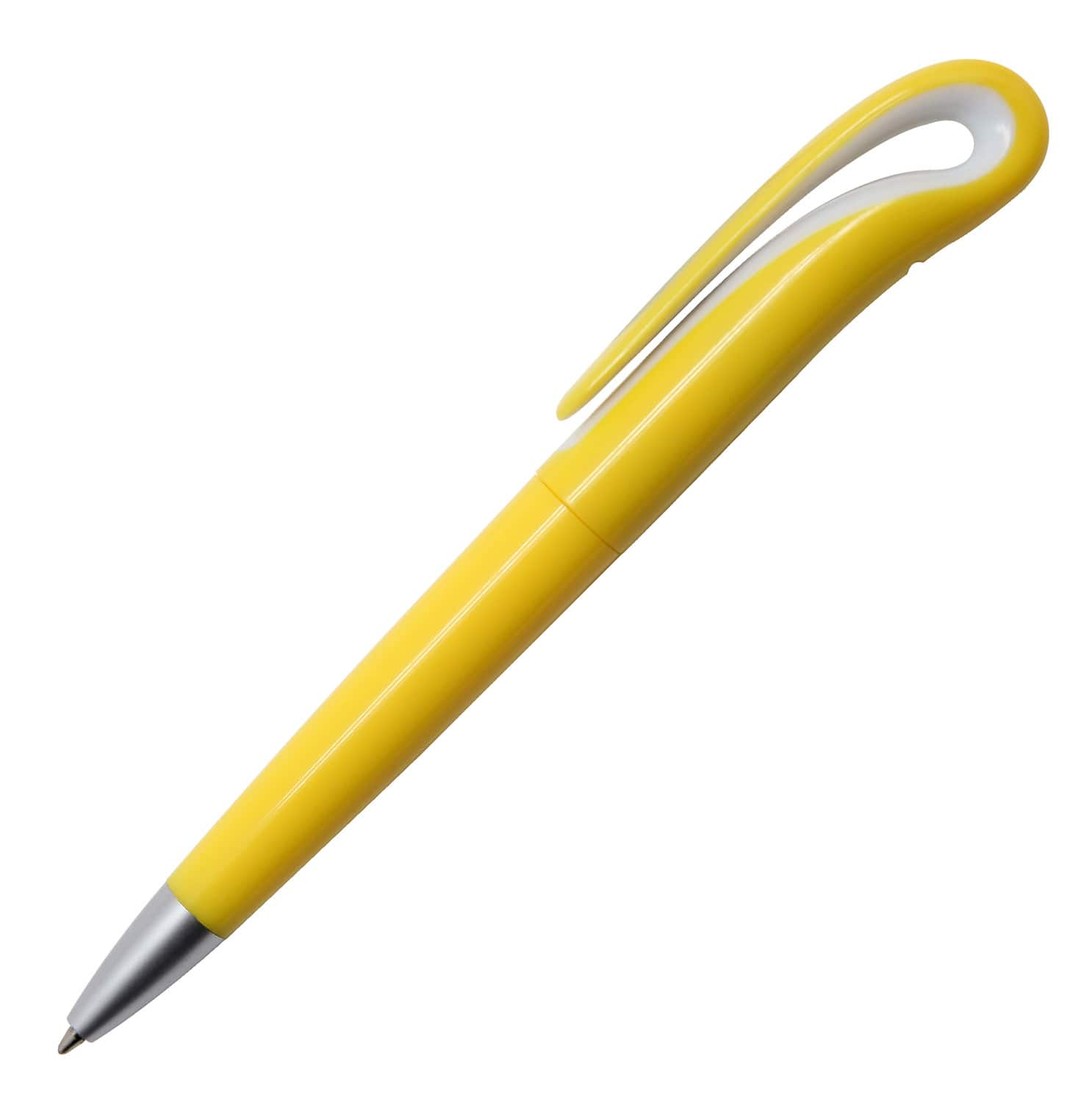 Yellow Berwood Twist Action Pen