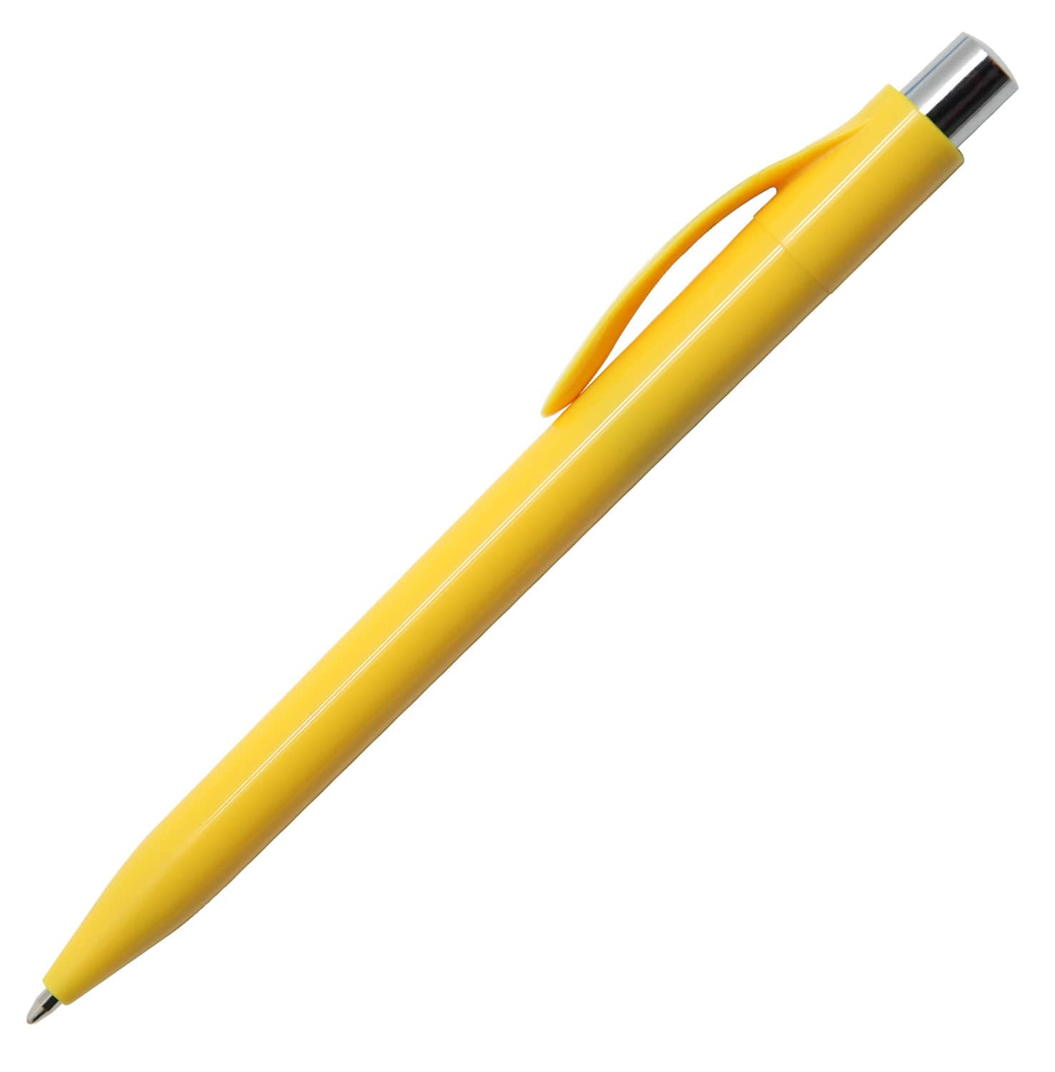 Yellow Dome Click Action Pen