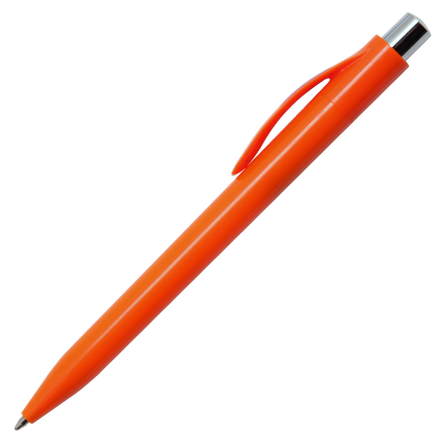 Orange Dome Click Action Pen