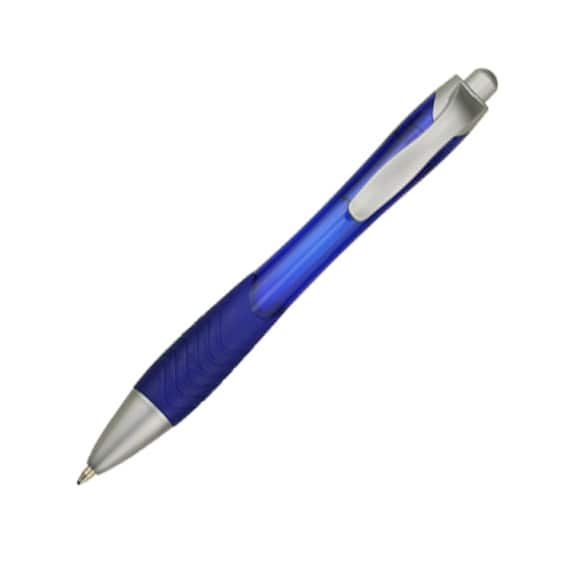 Blue Lipstick Plastic Pen