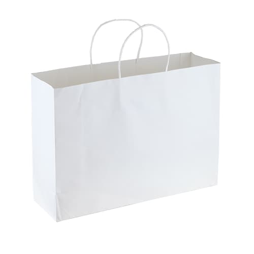 White Large Paper Shopper Bag