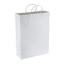 White Paper Kraft Shopping Bag