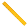 Yellow Plastic Ruler 30Cm