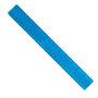 Blue Plastic Ruler 30Cm