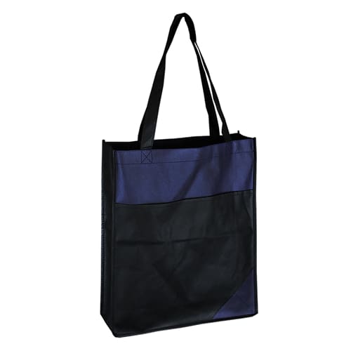 Black/Navy Blue Non Woven Bag With Mix Colour