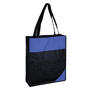 Black/Royal Blue Non Woven Bag With Mix Colour