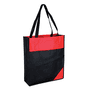 Black/Red Non Woven Bag With Mix Colour