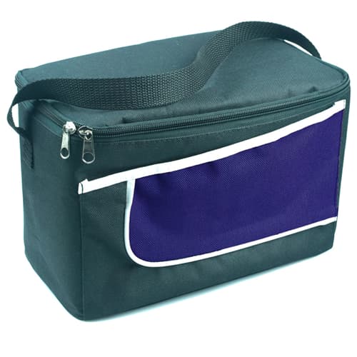 Navy Blue Nylon Cooler Bag Colored