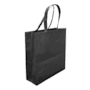 Black Laminated Non Woven Bag With Large Gusset