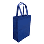 Navy Blue Laminated Non Woven Trade Show Bag