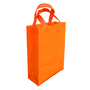 Orange Laminated Non Woven Trade Show Bag