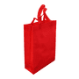 Red Laminated Non Woven Trade Show Bag