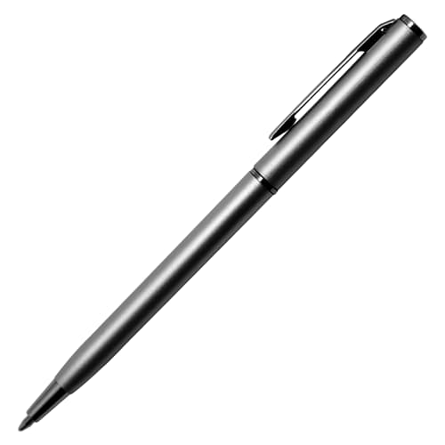 Silver Berlino Plastic Twist Action Pen