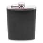 Black St Andrews Hip Flask