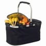 Black Waterside Picnic Cooler Basket