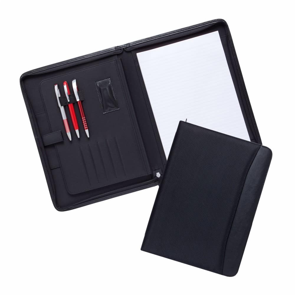 Black Bristol A4 Compendium with iPad Holder