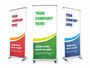 Small First Class Pull Up Banner - 850mm