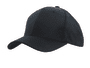 Black Sports Ripstop Cap