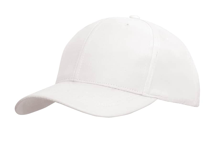 White Sports Ripstop Cap