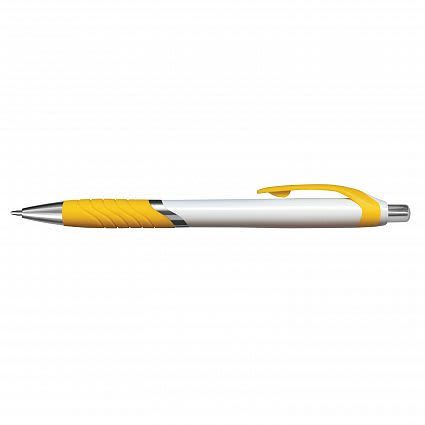 Yellow Jet Pen -  White Barrels