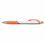 Orange Jet Pen -  White Barrels