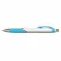 Light Blue Jet Pen -  White Barrels