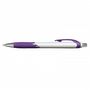Purple Jet Pen -  White Barrels