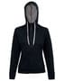 Contrast Bonded Fleece Hoodie - Ladies and Mens