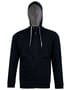 Contrast Bonded Fleece Hoodie - Ladies and Mens