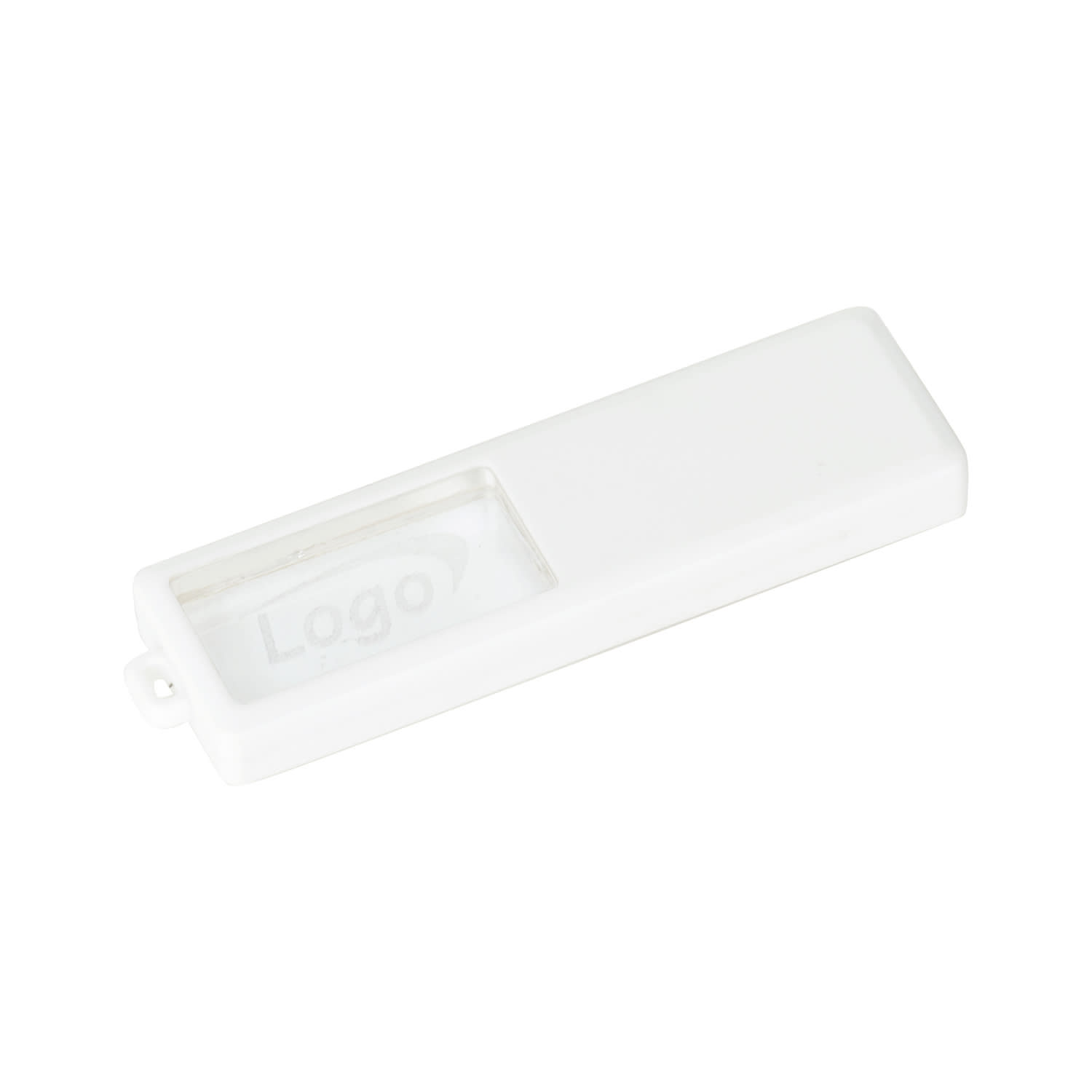 White Amina Acrylic Flash Drive