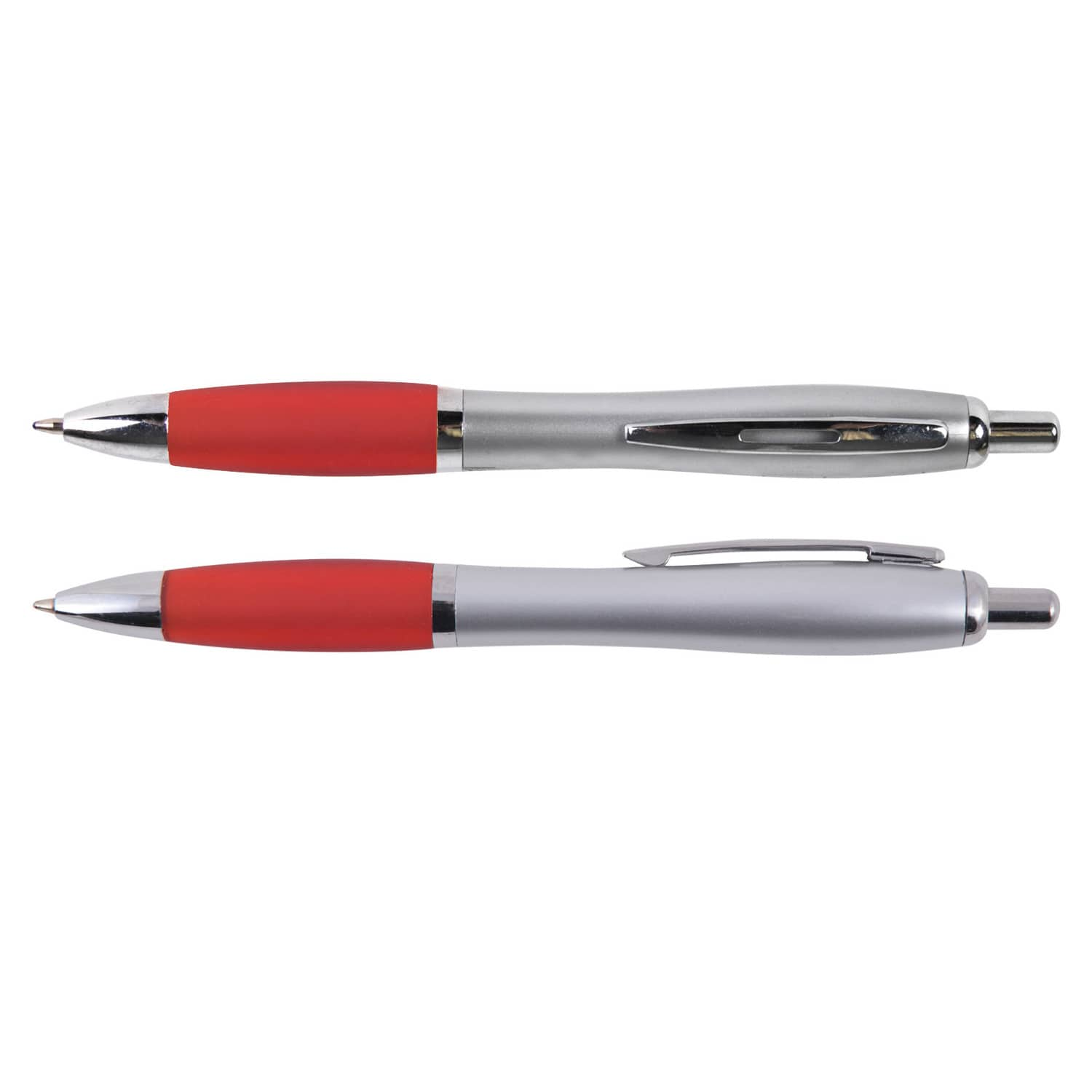 Silver/Red Concorde Ballpoint Pen