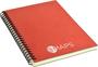 Red Calypso A5 Notebook