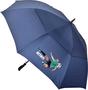 Navy Deluxe Auto Golf Umbrella