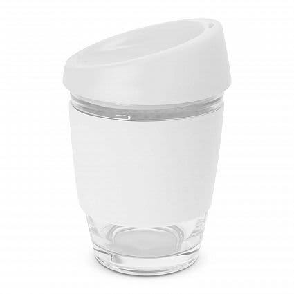 White Urban Glass Coffee Cup