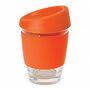 Orange Urban Glass Coffee Cup