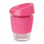 Pink Urban Glass Coffee Cup