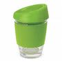 Bright Green Urban Glass Coffee Cup