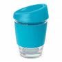 Light Blue Urban Glass Coffee Cup